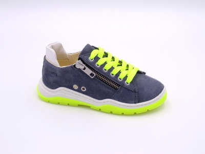 Pantofi sport copii Lui Shoes, cod 3A663, seria ZIPPY, gri, piele naturala