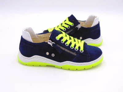 Pantofi sport copii Lui Shoes, cod 3A664, seria ZIPPY, bleumarin, piele naturala