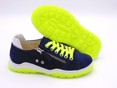Pantofi sport copii Lui Shoes, cod 3A664, seria ZIPPY, bleumarin, piele naturala