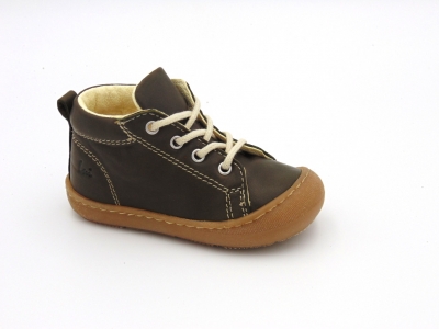 Pantofi sport copii Lui Shoes, cod 3A692, seria PRIMO, khaki, piele naturala