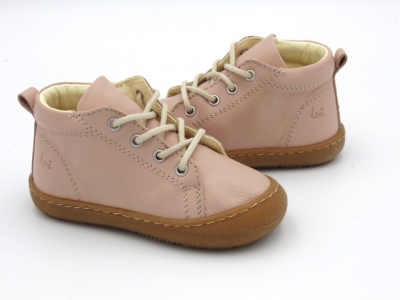 Pantofi sport copii Lui Shoes, cod 3A693, seria PRIMO, roz, piele naturala