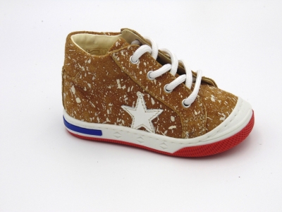 Pantofi sport copii Lui Shoes, cod 3A705, seria HEART, maro, piele naturala