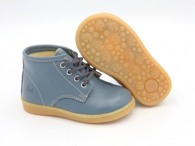 Ghete copii Lui Shoes, cod 3G1981, seria BABY, albastru, piele naturala