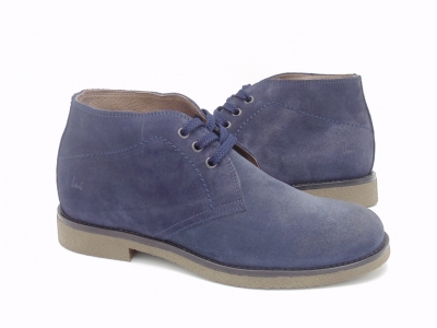 Botine barbati Lui Shoes, cod 1B9, seria TORO, bleumarin, piele naturala