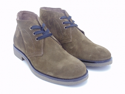 Botine barbati Lui Shoes, cod 1B10, seria TORO, khaki, piele naturala