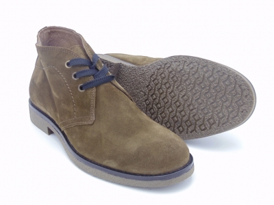 Botine barbati Lui Shoes, cod 1B10, seria TORO, khaki, piele naturala