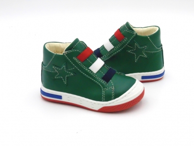 Pantofi sport copii Lui Shoes, cod 3A711, seria HEART K, verde forest, piele naturala