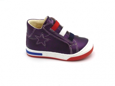 Pantofi sport copii Lui Shoes, cod 3A714, seria HEART K, mov, piele naturala