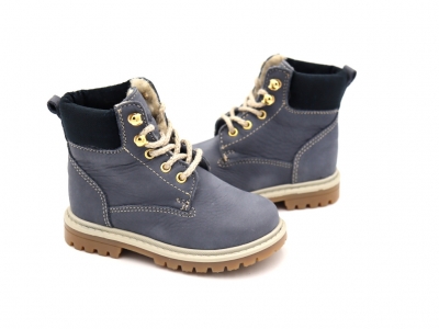 Ghete copii Lui Shoes, cod 3G2003, seria TIMMY, albastru, piele naturala