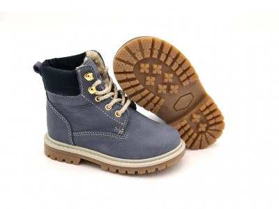 Ghete copii Lui Shoes, cod 3G2003, seria TIMMY, albastru, piele naturala