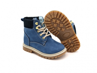 Ghete copii Lui Shoes, cod 3G2006, seria TIMMY, albastru, piele naturala