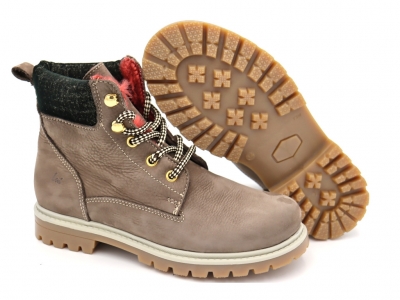 Ghete copii Lui Shoes, cod 3G2016, seria TIMMY, gri, piele naturala