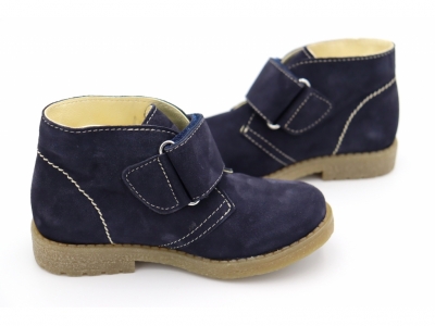 Ghete copii Lui Shoes, cod 3G2027, seria CREP SKY, bleumarin, piele naturala