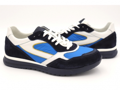 Pantofi sport barbati Lui Shoes, cod 1A713, seria TONY, bleumarin, piele naturala