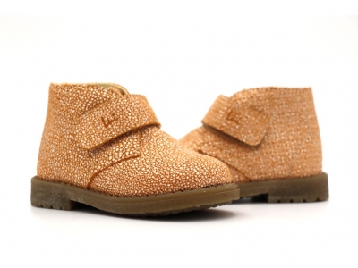 Ghete copii Lui Shoes, cod 3G2122, seria CREP SKY, portocaliu, piele naturala