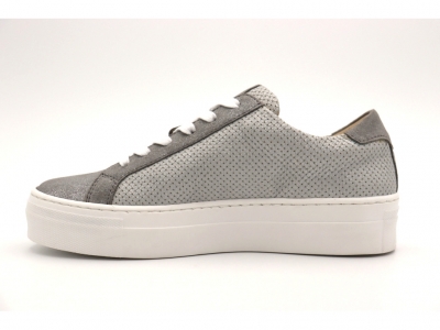 Pantofi sport femei Lui Shoes, cod 2A380, seria KR, gri, piele naturala