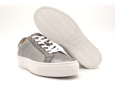 Pantofi sport femei Lui Shoes, cod 2A380, seria KR, gri, piele naturala