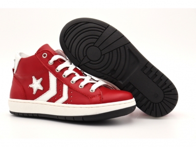 Pantofi sport copii Lui Shoes, cod 3A744, seria MEGASTAR, rosu, piele naturala