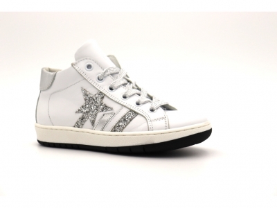Pantofi sport copii Lui Shoes, cod 3A745, seria MEGASTAR, alb