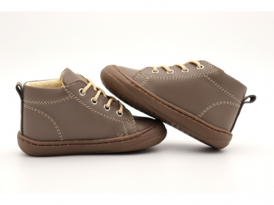 Pantofi sport copii Lui Shoes, cod 3A751, seria PRIMO, gri, piele naturala