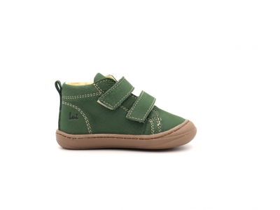 Pantofi sport copii Lui Shoes, cod 3A763, seria PRIMO S, verde forest, piele naturala