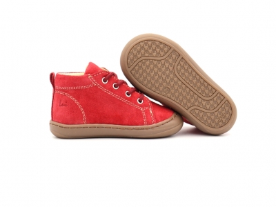 Pantofi sport copii Lui Shoes, cod 3A771, seria PRIMO, rosu, piele naturala