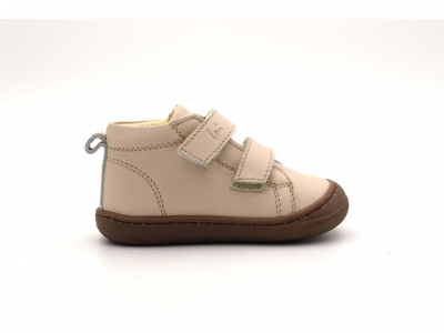 Pantofi sport copii Lui Shoes, cod 3A800, seria PRIMO S, crem, piele naturala