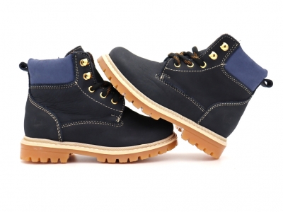 Ghete copii Lui Shoes, cod 3G2136, seria TIMMY, bleumarin, piele naturala