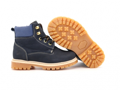 Ghete copii Lui Shoes, cod 3G2136, seria TIMMY, bleumarin, piele naturala