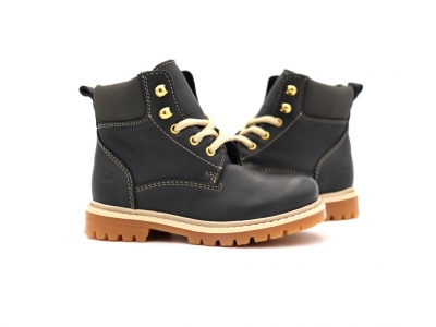 Ghete copii Lui Shoes, cod 3G2141, seria TIMMY, gri, piele naturala