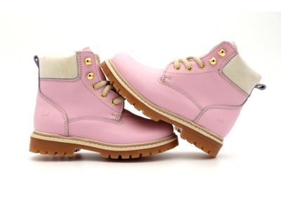 Ghete copii Lui Shoes, cod 3G2146, seria TIMMY, roz, piele naturala