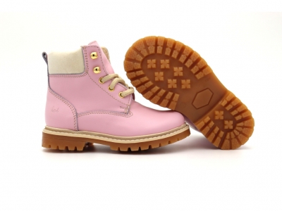 Ghete copii Lui Shoes, cod 3G2146, seria TIMMY, roz, piele naturala