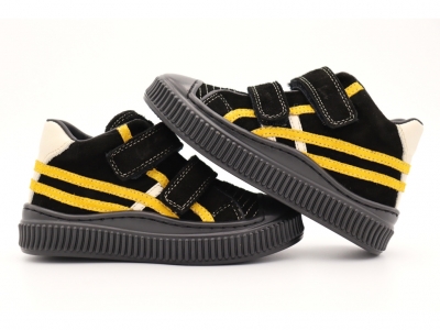 Pantofi sport copii Lui Shoes, cod 3A815, seria TRIP SKY, negru, piele naturala