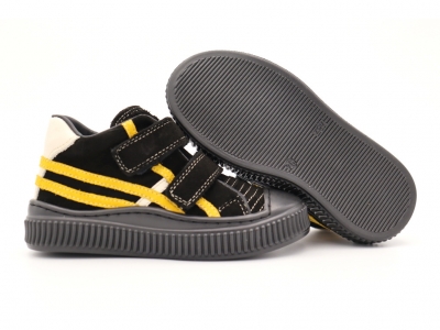 Pantofi sport copii Lui Shoes, cod 3A815, seria TRIP SKY, negru, piele naturala