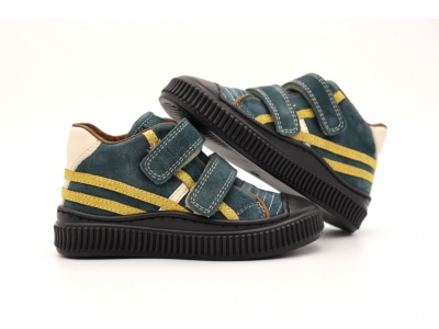 Pantofi sport copii Lui Shoes, cod 3A823, seria TRIP SKY, verde sea, piele naturala