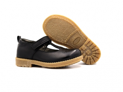Pantofi copii Lui Shoes, cod 3P47, seria SARA, negru, piele naturala