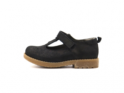 Pantofi copii Lui Shoes, cod 3P50, seria SARA, negru, piele naturala