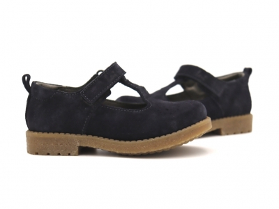 Pantofi copii Lui Shoes, cod 3P54, seria SARA, bleumarin, piele naturala