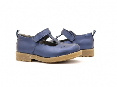 Pantofi copii Lui Shoes, cod 3P55, seria SARA, albastru, piele naturala