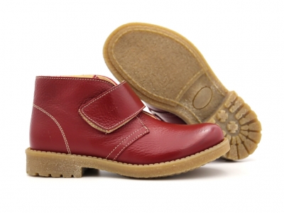 Ghete copii Lui Shoes, cod 3G2154, seria CREP SKY, bordo, piele naturala