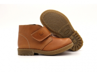 Ghete copii Lui Shoes, cod 3G2161, seria CREP SKY, maro, piele naturala