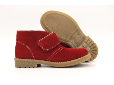 Ghete copii Lui Shoes, cod 3G2162, seria CREP SKY, rosu, piele naturala
