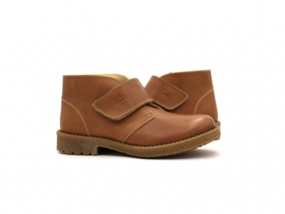 Ghete copii Lui Shoes, cod 3G2173, seria CREP SKY, maro deschis, piele naturala
