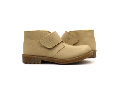 Ghete copii Lui Shoes, cod 3G2189, seria CREP SKY, crem, piele naturala