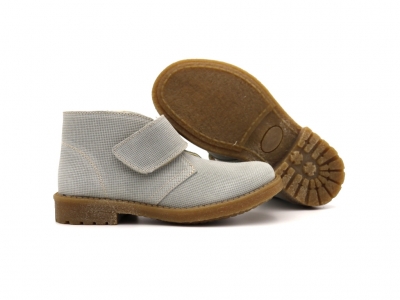 Ghete copii Lui Shoes, cod 3G2190, seria CREP SKY, gri, piele naturala