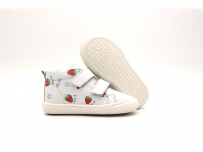 Pantofi sport copii Lui Shoes, cod 3A826, seria PRIMO S, alb, piele naturala