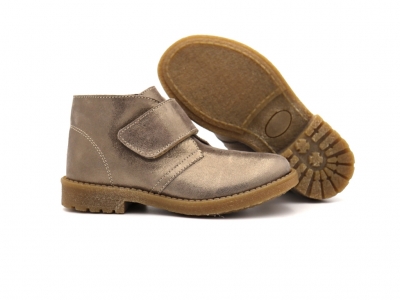 Ghete copii Lui Shoes, cod 3G2201, seria CREP SKY, auriu, piele naturala