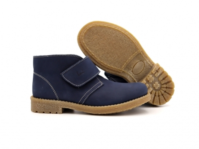 Ghete copii Lui Shoes, cod 3G2207, seria CREP SKY, bleumarin, piele naturala