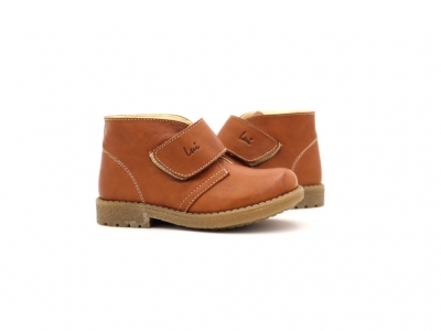 Ghete copii Lui Shoes, cod 3G2209, seria CREP SKY, maro deschis, piele naturala