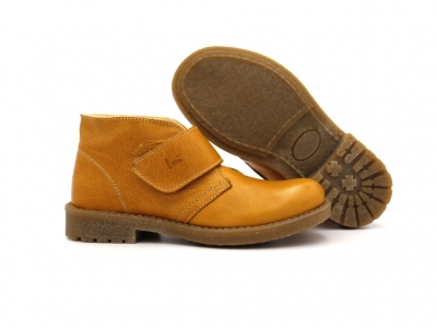 Ghete copii Lui Shoes, cod 3G2210, seria CREP SKY, galben mustar, piele naturala